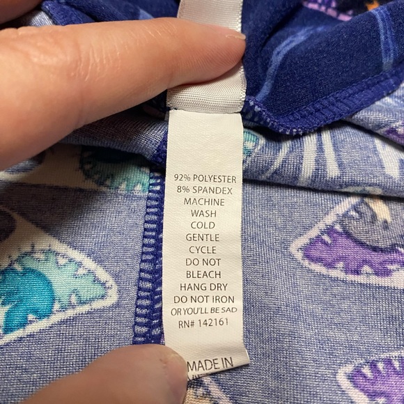 The Nightmare Before Christmas Leggings Lularoe Tall And Curvy Jack Skellington - Picture 10 of 10